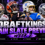 NFL DraftKings Week 2 Main Slate Scouting Report: What a Week!