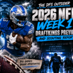 NFL DraftKings Week 1 Main Slate Scouting Report: Football Is Back!